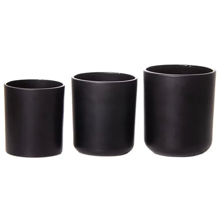 2026 Custom Hot Frosted Luxury Home Decorative Scented Candle Jars With Metal Lids for Candle Making Tumbler Candle Jars