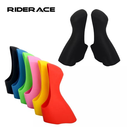 RIDERACE Bicycle Shift Brake Lever Bracket Cover Road Bike Brake Shifter Lever Cover Elastic Silicone for Shimano R5800 R6800