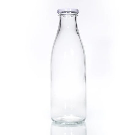 Wholesale 1 Liter 100Ml 200Ml 250Ml 350Ml 500Ml 750Ml Juice Milk Glass Milk Bottle for Milk