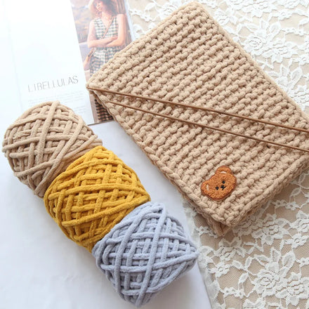 Manufacturers Wholesale Iceland Yarn Single Strand Coarse Polyester Rod Needle Thread Hand-knit DIY Bag