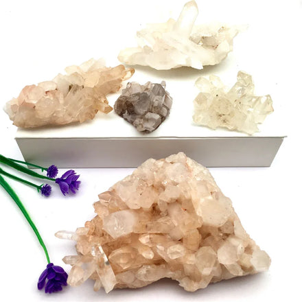 Hot Sale Natural Rough Crystals Healing Stone Clear Quartz Cluster Raw Specimen Crafts for Gifts and Gemstone