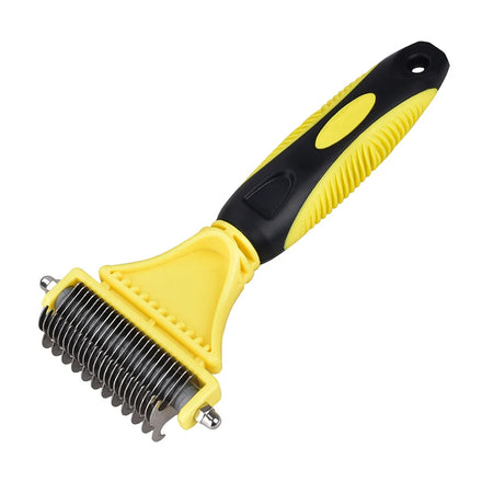 Factory Price Direct Selling Pet Comb Double-sided Knotted Rake Comb Pet Grooming Supplies Stainless Steel Knotted Dog Hair Remo