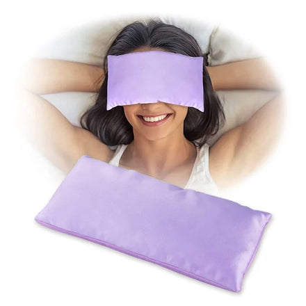 Purple Color Warm Eye Compress Reusable Heated Eye Pad Warming Wafers Heated Compression for Dry Eyes