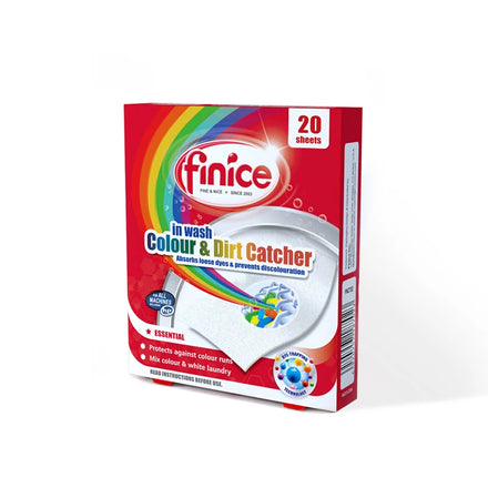 FNC702 Finice Color Catcher Sheets & Apparel Detergent-Home Laundry Run Remover & Cross Color Prevent