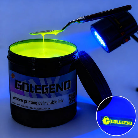 Hot Sale High Gloss UV Invisible Ink for Inkjet Screen UV Dry Solvent Based Security Ink GDLEGEND