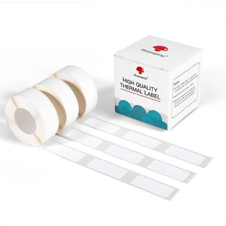 Phomemo D30 Thermal Self-Adhesive Label 12mm X 14mm Easy to Use for Home 3 Rolls Thermal Labels Sticker