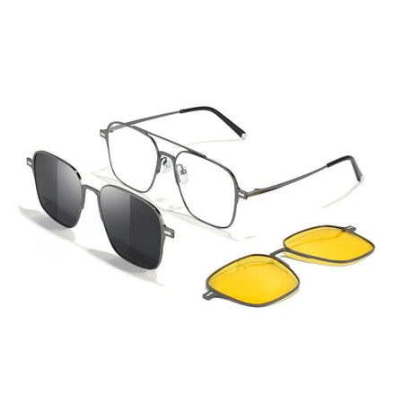 Newest Clip on Glasses Anti Blue Light Stylish Sunglasses Clip on Sunglasses for Men Women
