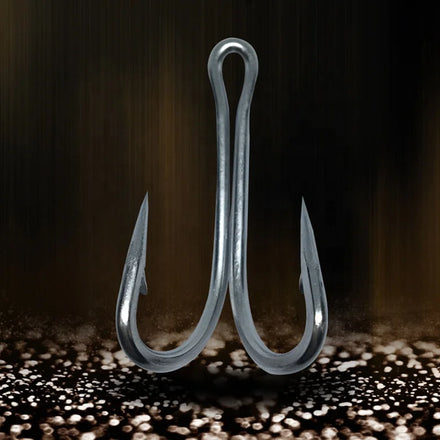 Hysun 18#-28# Stainless Steel Frog Double Hook