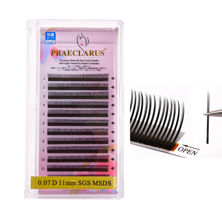 Ready to Ship 5D Flower God Fairy Volume Lashes 0.07mm Thick Wholesale Russian Eyelash Extensions Easy Fan Application