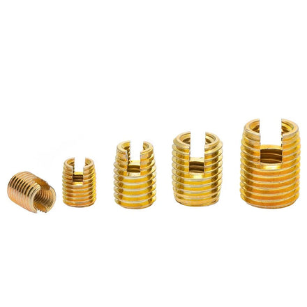 302 Slotted Self Tapping Thread Insert Carbon Steel Yellow Zinc Metric Bushing for Professional Wholesale Distribution