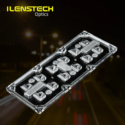 PC/PMMA Material 2x6 Ip67 3 Roads Lighting 5050 Led Lens TYPE3M Street Light Lens