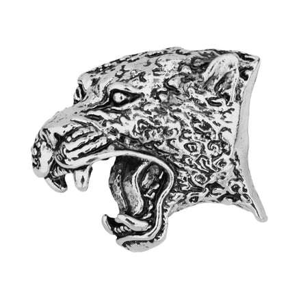 Designer Vintage Leopard Head Brooch Animal Styling Jewelry Men's tiger Head Badge Suit Personality Corsage blazer Pin Brooch