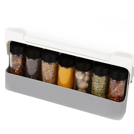 Kitchen Wall-Mounted Seasoning Box Salt Pepper Spice Rack Jar Sugar Bowl for Kitchen Gadget Device Home Sets Spice Box Organizer