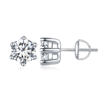 925 Sterling Silver Sparkling Zircon Earrings Fashion Jewelry for Woman Fashion Jewelry Stud Earrings Party Wedding Gift BSE615