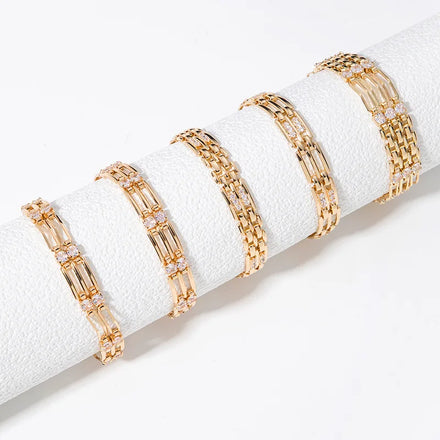 Zooying Fashion Women Girl Jewelry Friendship Elegant Crystal Designer Bracelet
