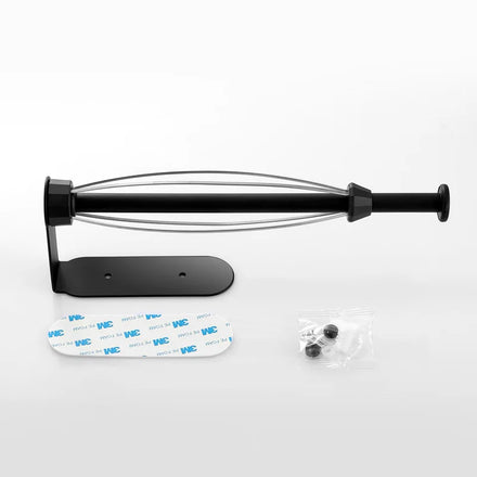 Modern Adhesive Wall-Mounted Stainless Steel Toilet Paper Holder with Nickel Finish for Home Use