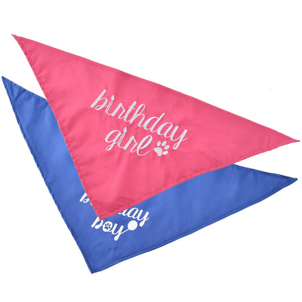 Triangle Towel Saliva Towel Birthday Series Custom Collar Pet Scarf Custom Dog Bandana