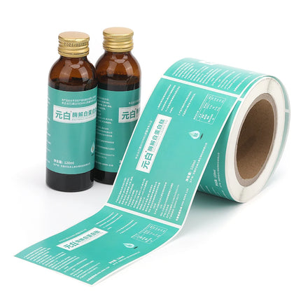 New Arrival Personalized Water Resistant Roll Printed Sticker Tiquettes Glossy Label Sticker for Health Care Product