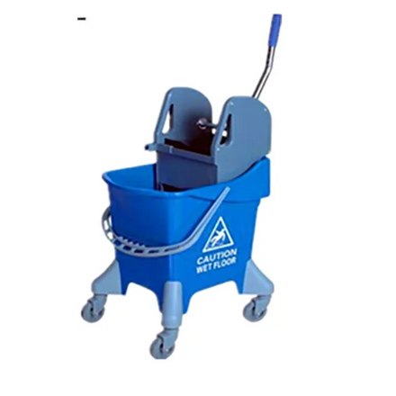 25l Wringer Bucket Easy Clean Cart Mini Mop Double Bucket Trolley Cleaning Bucket and Mop