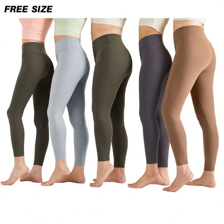 One Size Fits All Yoga Leggins Para Mujer No Front Seam Workout Fitness Gym Yoga Leggings Women
