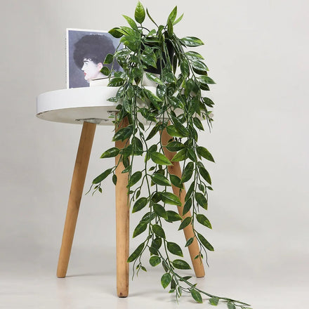 M886 Artificial Plant Bush Hanging Eucalyptus Greenery Plants Leaf for Garden Wall Decoration