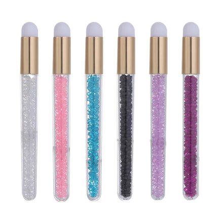 Crystal Eyelash Cleaning Brush Nose Brushes Blackhead Clean Lash Mousse Brushes Lashes Cleanser Eyelashes Extensions Tools