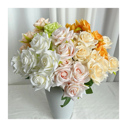 9 Forks Rain Horn Rose Artifical Flowers Dekoration