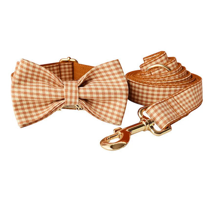 Wholesale Stocked Detachable Custom Laser Buckle Dog Collar and Leash Set