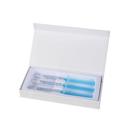 Home Use Best NEW TECH Water Free 6% HP + PVP Double Whitening Teeth Whitening Gel Syringe Mint Flavor Good Taste Good Result
