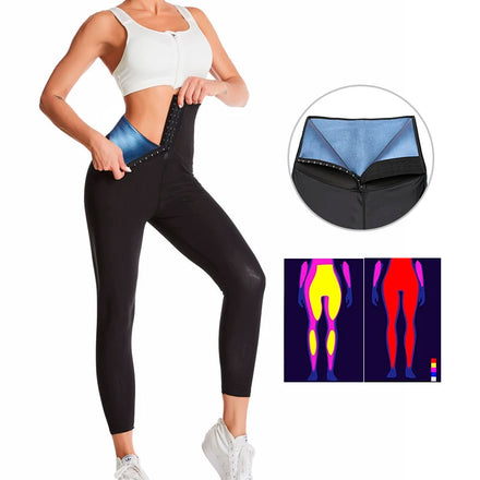 Private Label Women's High Waist Sauna Body Suits Gym Bodybuilding Control Panties for Exercise Running Jogging Leggings Waist