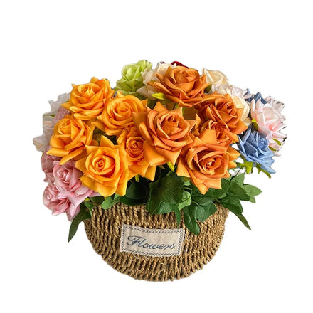 Wedding Flower FengYu 5 Head Angle Rose Flower Artificial Flowers Decorative