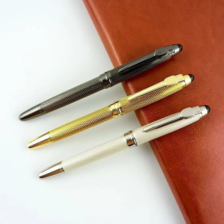 2025 Luxury Customization logo Twistable Business Gift Standard Metalpens New Promotion Ball Point Metal Pens