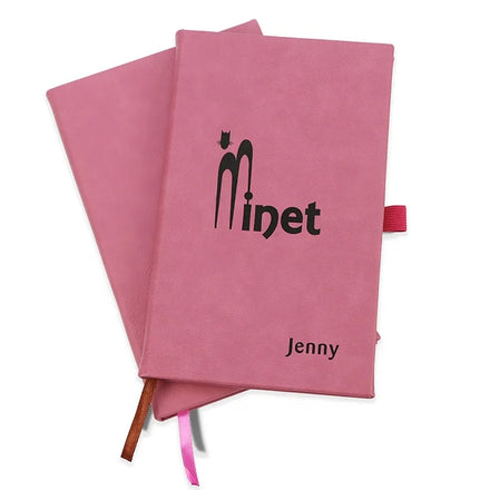 Custom Logo A5 Hardcover Manifestation Planner Notebook PU Leather Journal for Promotional Gifts
