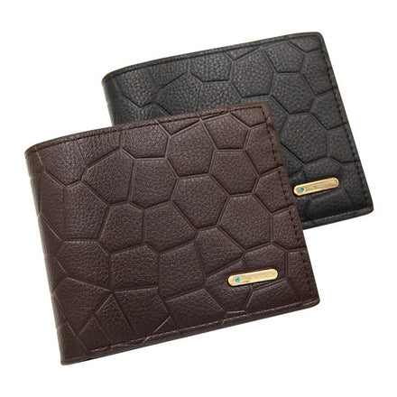 Wallet Factory Men PU Wallets Business Style Bifold Rfid Blocking Purse Male Wholesale Stock