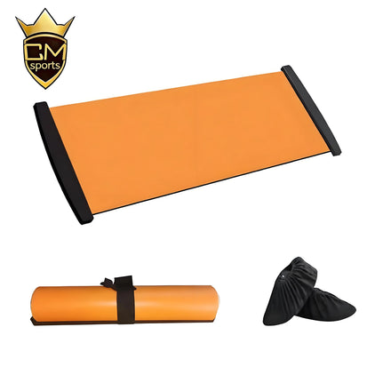 CHENGMO SPORTS New Design Balance Board Home Gym Slide Board Training Hot Sale Yoga Exercise Mat for Adults and Kids 200*50CM