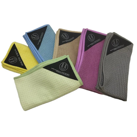 Magnetic Waffle Hand Towels Best Selling Carbon Car Window Glass Towels Microfiber cleaning Cloths