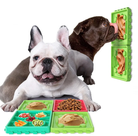 Wholesale Custom Pet Lick Mat Feeder Dog Lick Mat Eco-friendly Pet Slow Feeder Silicone Lick Mat Pet