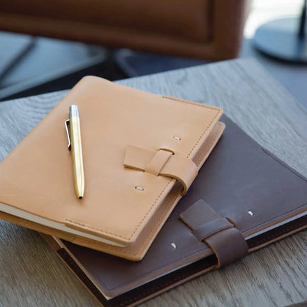 A5 Printed Logo Customized PU Leather Diary Monthly Planner Leather Manifestation Journal Printing Custom Notebook