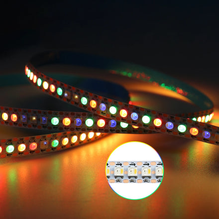 Multi Color Addressable SK6812 RGBW DMX Smd 5050 Rgbic Ws2811 Ws2812b RGB Luces Led Strip Light