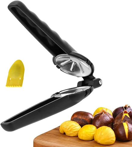 Premium Metal Chestnut Clip Dried Fruit Opener Cutter Tool Stainless Steel Nut Opener