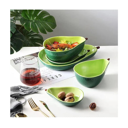 Creative and Lovely Salad Bowl Ceramic Fruit Snack Bowl Dessert Dish Breakfast Salad Plate