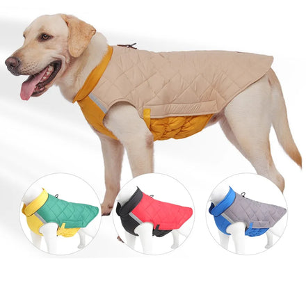 Large Dog Clothes Cotton-padded Dog Clothes Winter Warm Jackets Cold-proof Coats