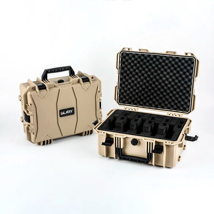 For Portable Waterproof Gun Case with Heavy Duty Protection IP67 Rated Quick Access Buckle Closure Customizable Foam Lining