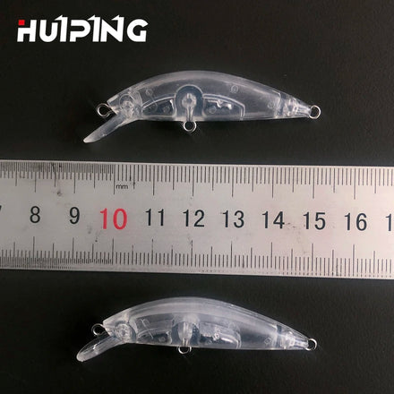 Unpainted 50mm 6g Artificial Bait Hard Baits Slow Sinking Pesca Minnow Trout Fishing Lures Minnow Fishing Bait