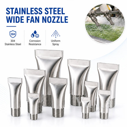 304 Stainless Steel Duckbill Air Knife Nozzle Curtain Water Spray Jet for Equipment Cleaning Industrial Blow Off