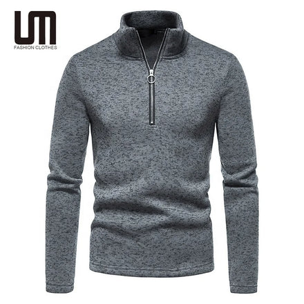 Clearance Sales Fashion Men Casual Zipper Long Sleeve Pullover Sweatshirts