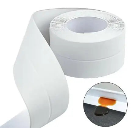 Kitchen Sink Bathroom Shower Waterproof Self Adhesive Sealing Strip Tape Self Adhesive Waterproof Wall Sticker