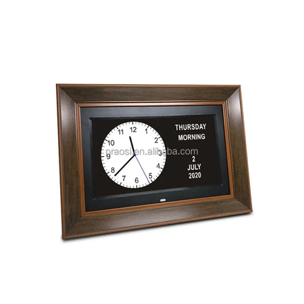 Customize Design Battery Powered 10 Inch LCD Screen Digital Calendar Day Clock Medicine Reminder Dementia Clock