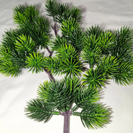 Real Touch Artificial Pine Needles & Branches 45 Heads Green Plant Flower Decor Sale