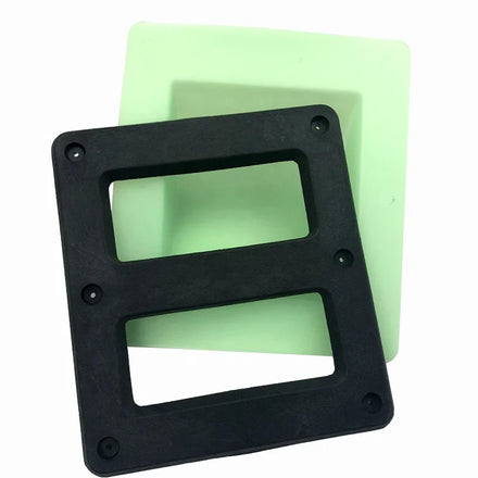 Cold Storage Sliding Door Escape Inner Hand Opener Black Green ABS Plastic Industrial Handle